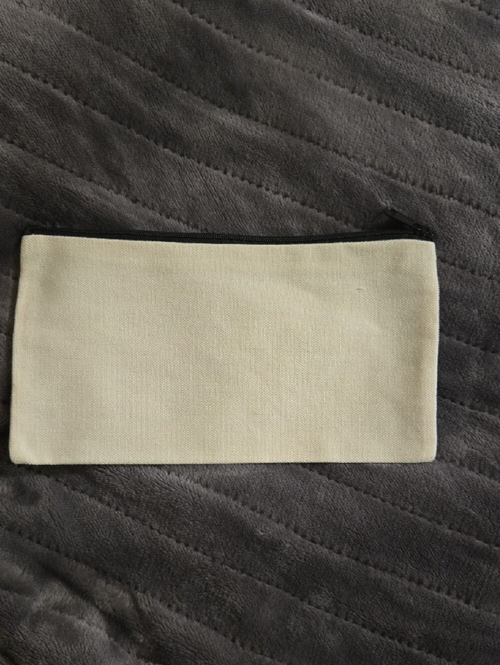 Teacher's Floral Canvas Pencil Case - Cream - Picture 2 of 3